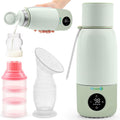 Portable Bottle Warmer for Travel - Fast 12H Heat Control