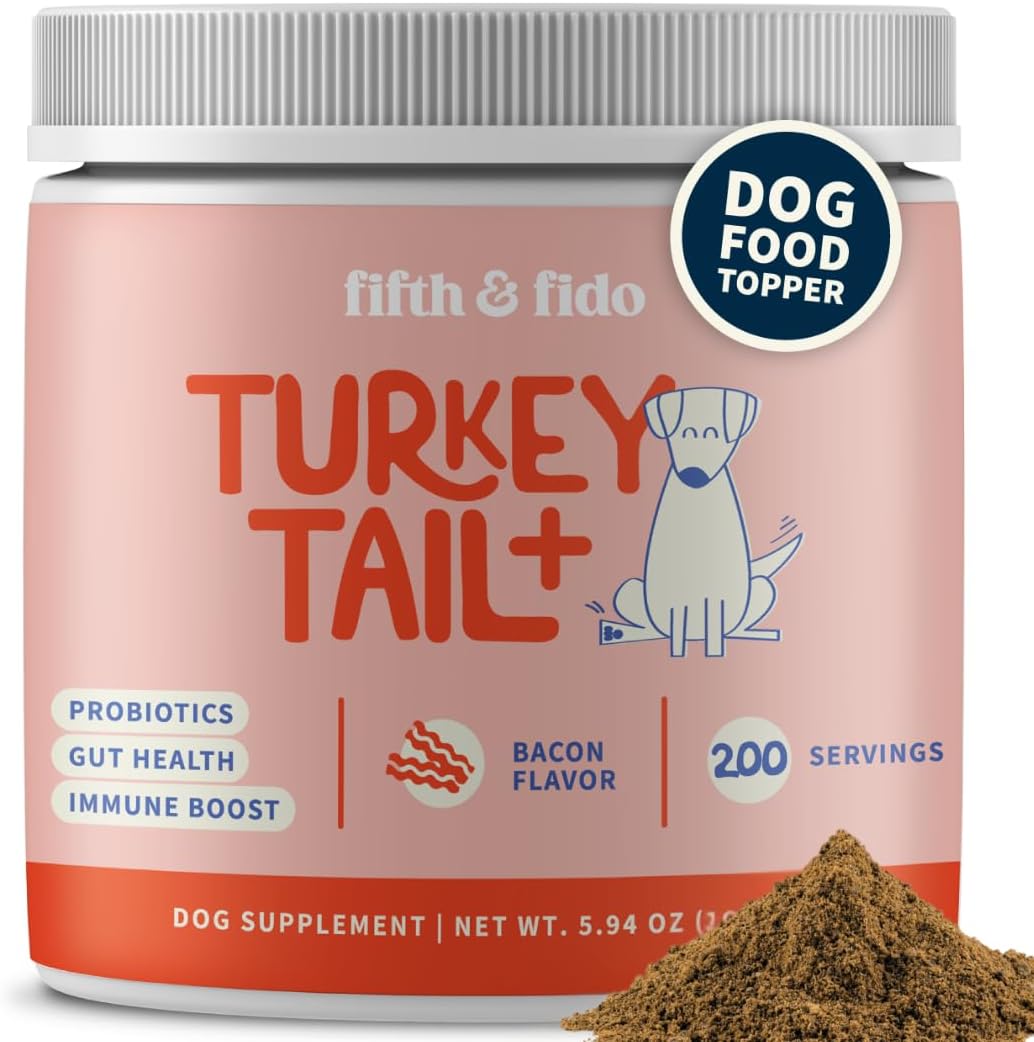 Turkey Tail Mushroom Powder Probiotics for Dogs - Lipoma Aid