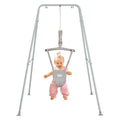 Baby Jumper with Stand for 6-24 Months - Grey Adjustable Chain