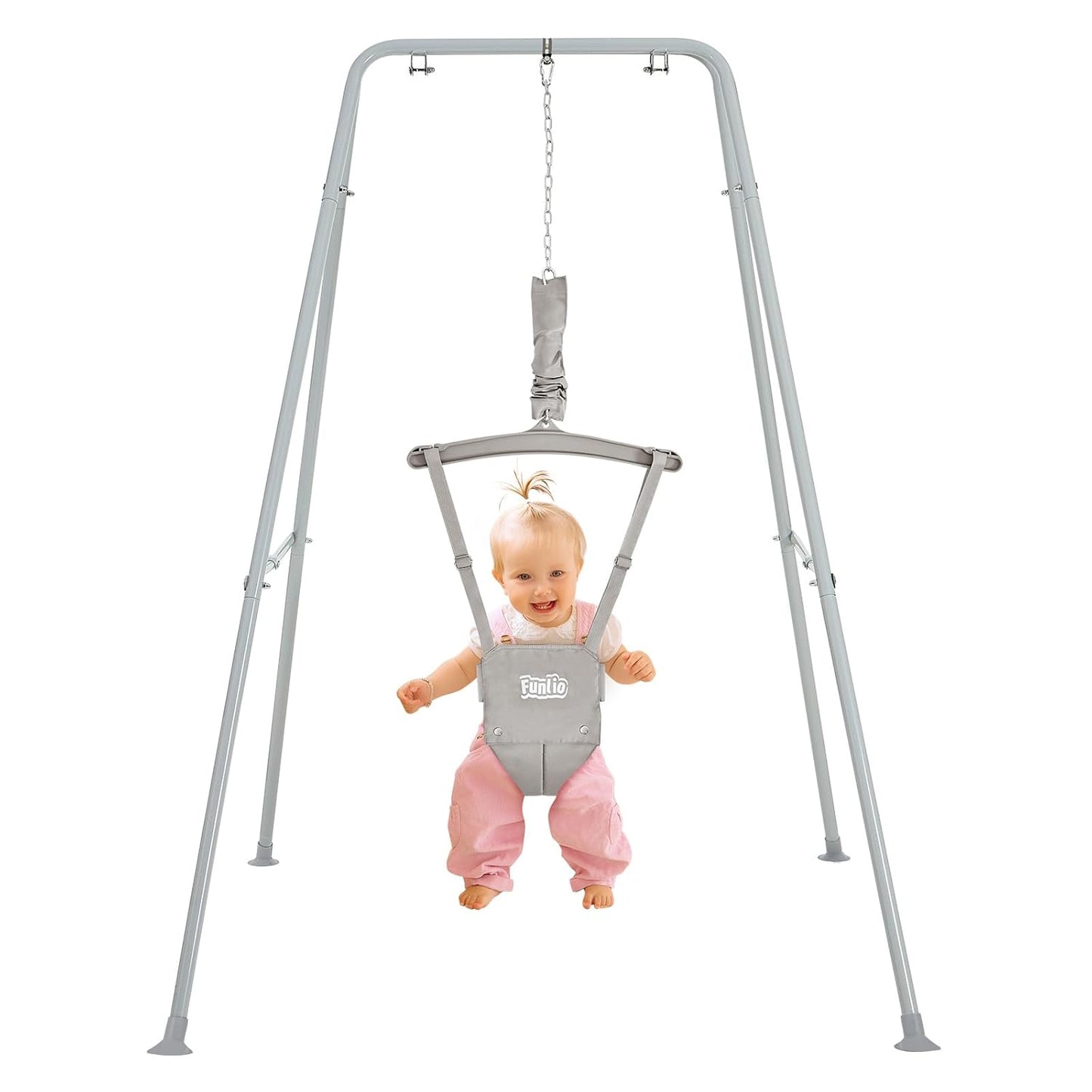 FUNLIO Baby Jumper: Indoor & Outdoor Fun for Babies 6-24 Months