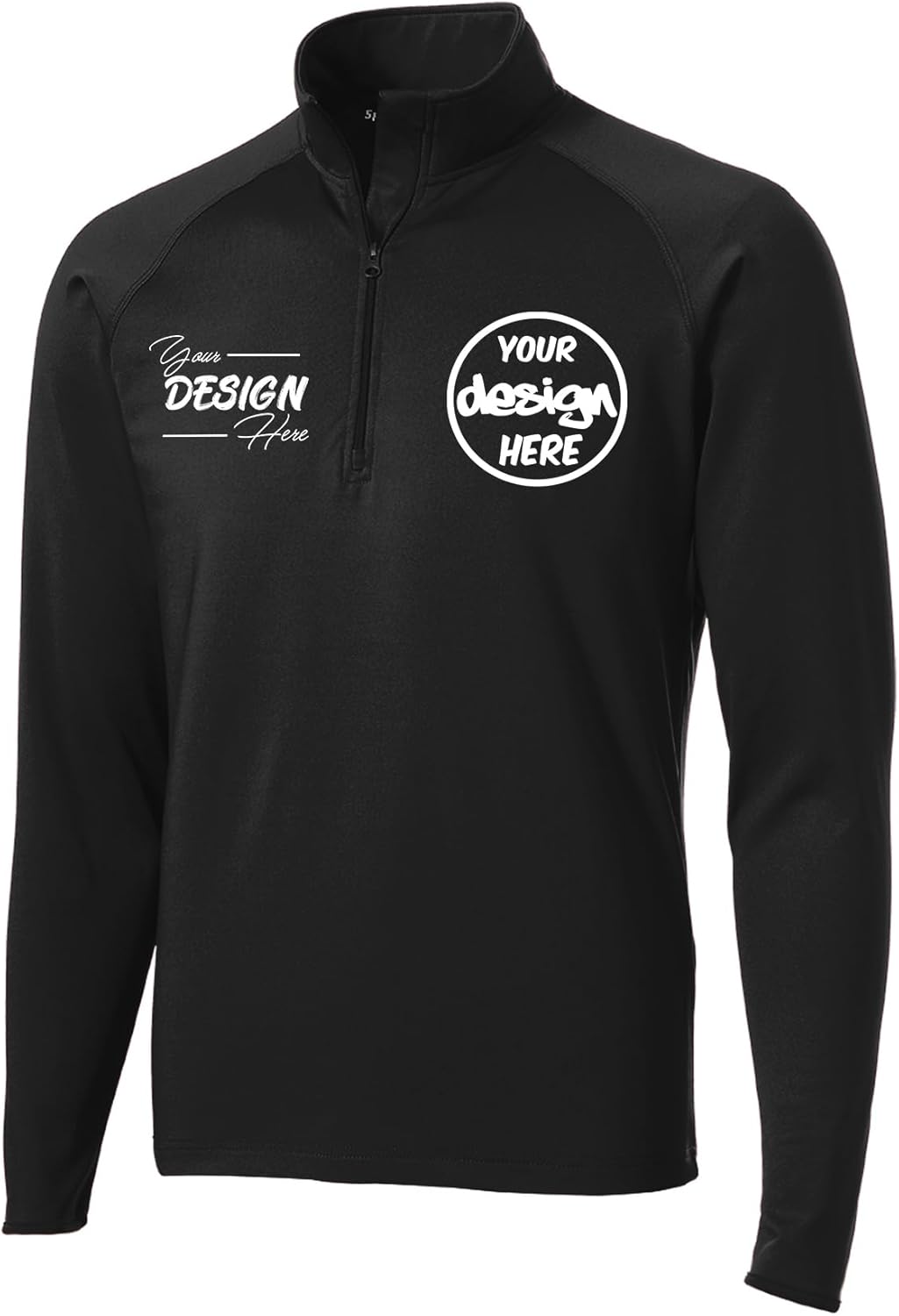 Customize Your Style: INK STITCH Men's Stretch Quarter Zip