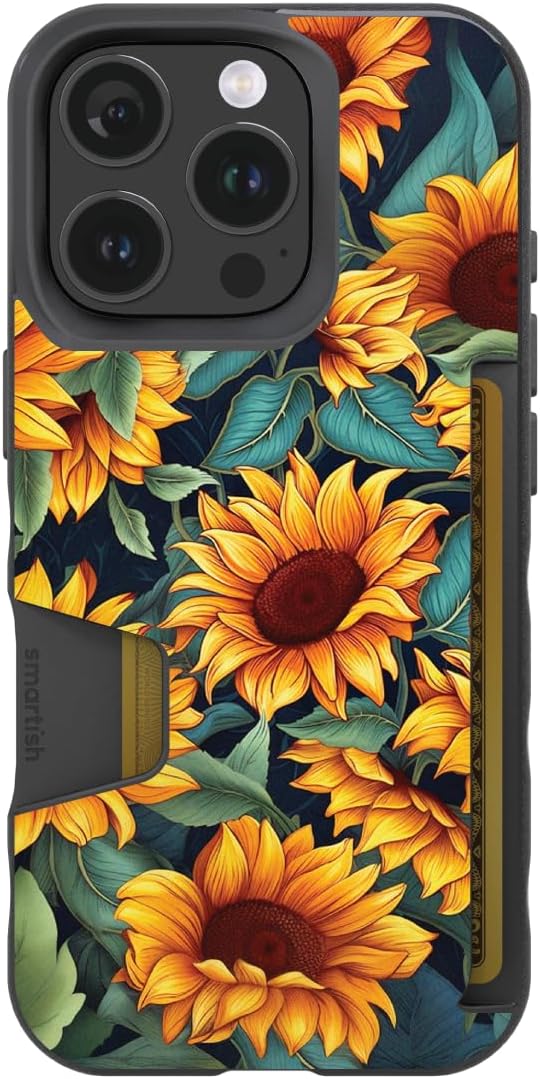 Smartish Sunflower Power iPhone 16 Pro Wallet Case Review