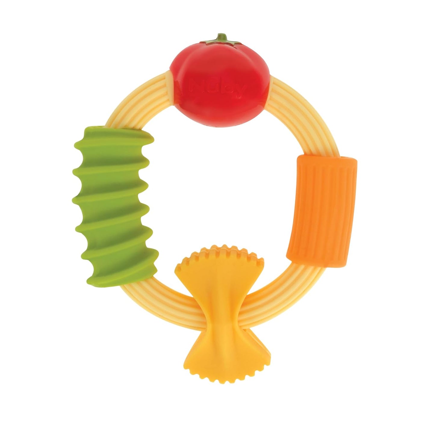 Nuby Soft Silicone Teether - Teething Relief 3+ Months