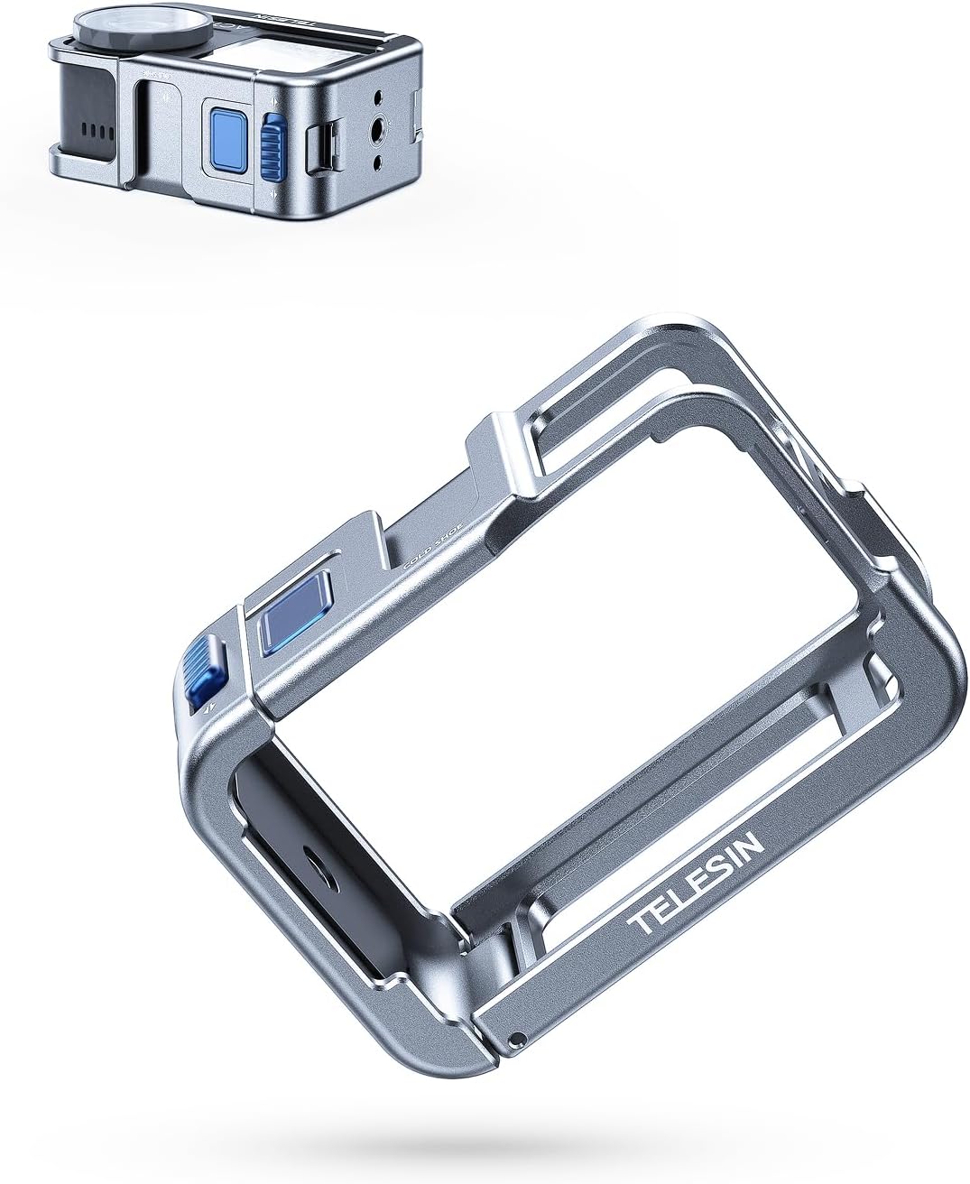 TELESIN Ultra-Light Camera Cage for DJI Action 5 Pro 54g