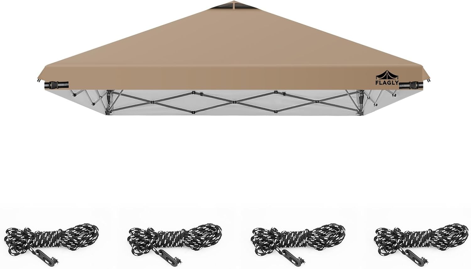 8x8ft Replacement Canopy Top with Air Vent for Outdoor Use