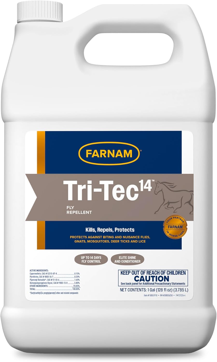 Farnam Tri-Tec 14 Fly Spray for Horses - Long-Lasting Protection
