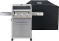 Monument Grills Outdoor Barbecue 3 Burner Propane Gas Grill