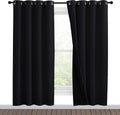 Blackout Window Curtain Panels 100% Light Blocking - Thick Thermal