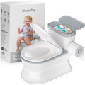 2-in-1 Toddler Potty Training Toilet - Realistic Flushing for Toddlers