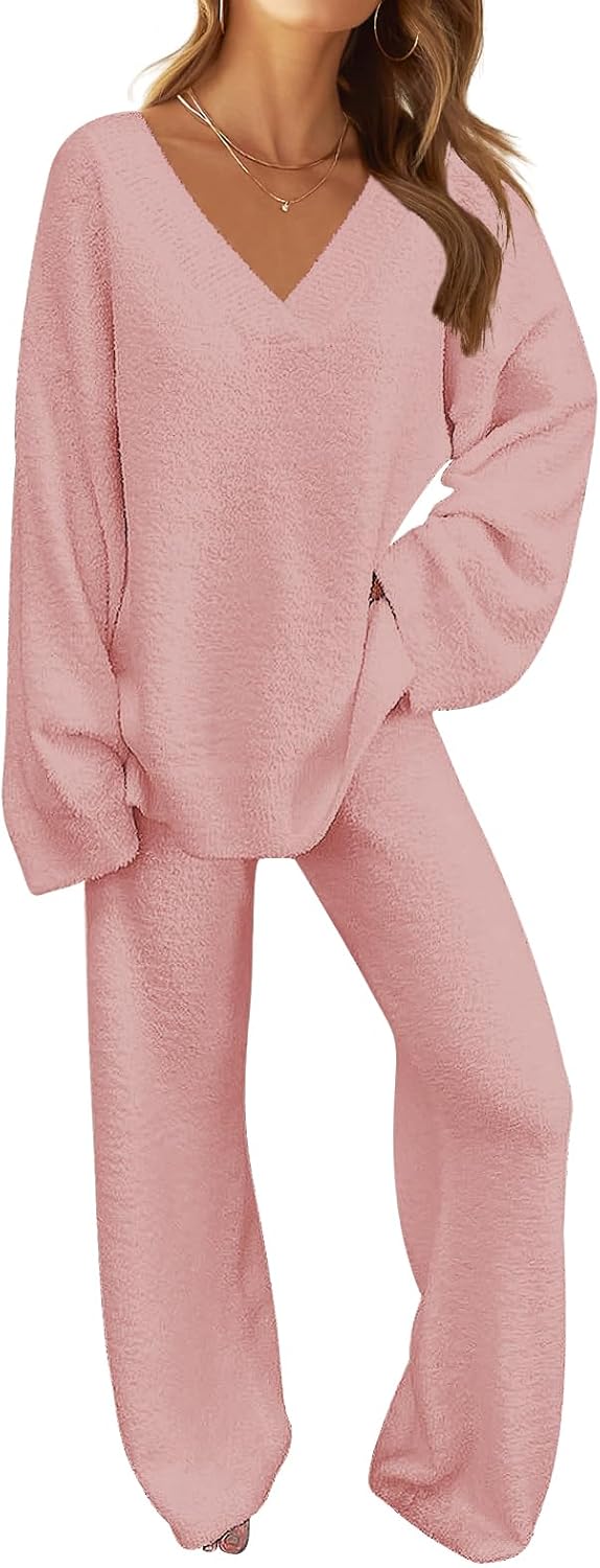 Fuzzy Lounge Sets for Women - Cozy Pajama Outfits for Fall