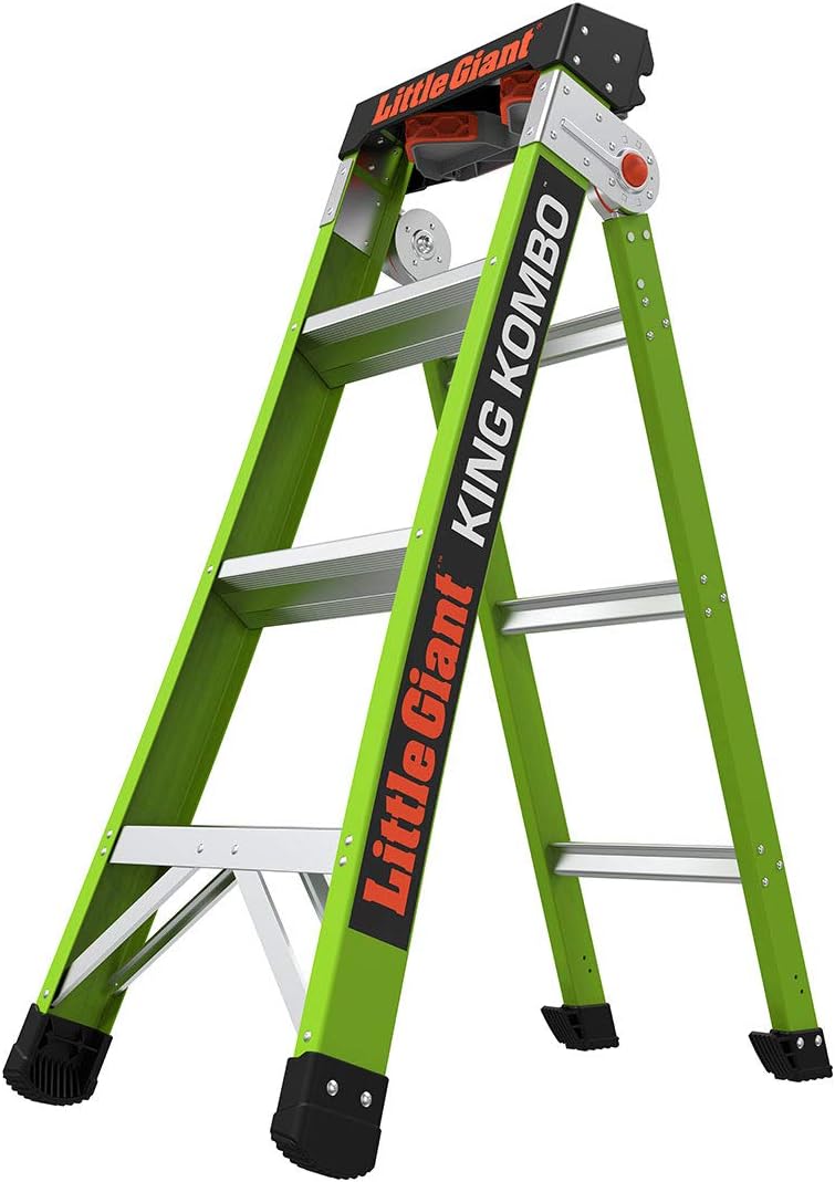 Little Giant Ladders King Kombo 4 ft A Frame and 7 ft Extension