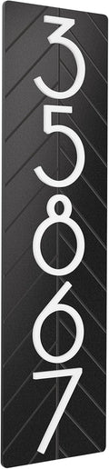 Custom House Number Address Sign with Last Name - Personalized