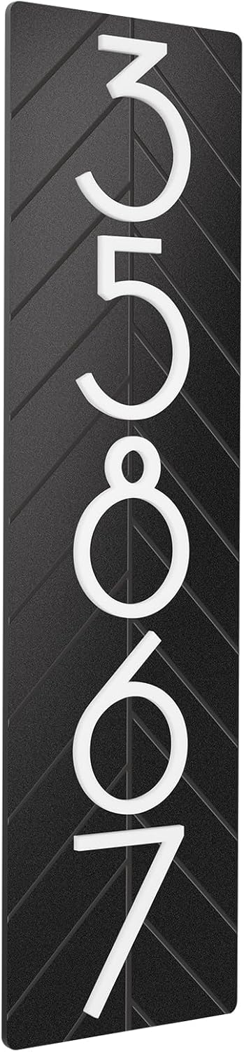 Custom House Number Address Sign Personalized Monogram Gift