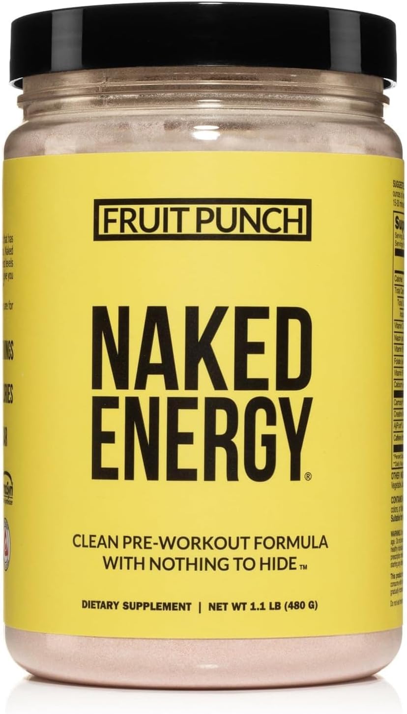 NAKED Fruit Punch Energy - Vegan Pre Workout Supplement