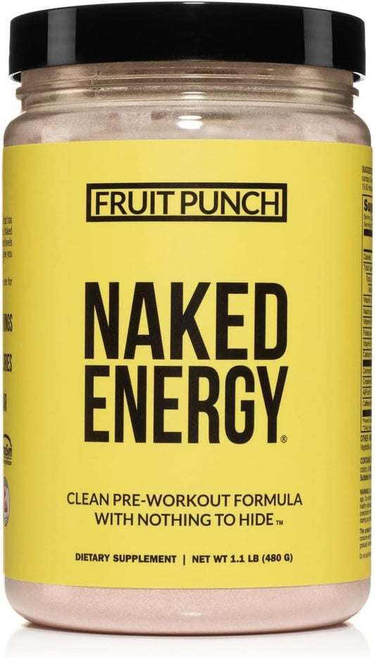 NAKED Fruit Punch Energy - Vegan Pre Workout Supplement