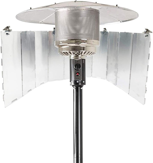 Heat Focusing Reflector for Patio Heaters