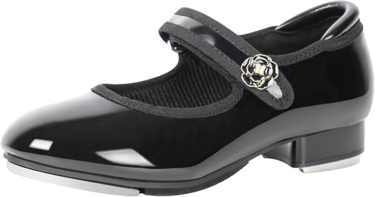 Linodes Easy Strap Tap Shoe Dance Flats for Kids - Comfortable Fit