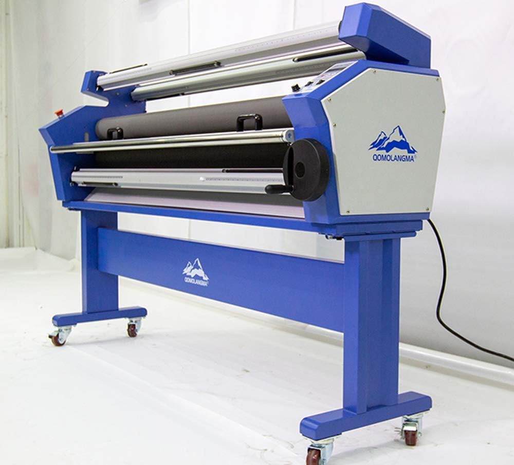 QOMOLANGMA 63in Full-auto Cold Laminator - Roll to Roll Efficiency!