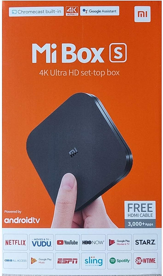 Xiaomi Mi Box S: 4K HDR Streaming with Google Assistant