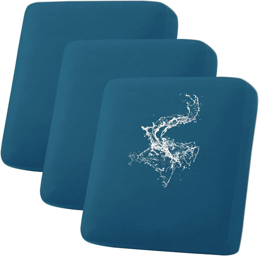 Waterproof Couch Cushion Covers for Dogs, Deep Teal 3 Pieces