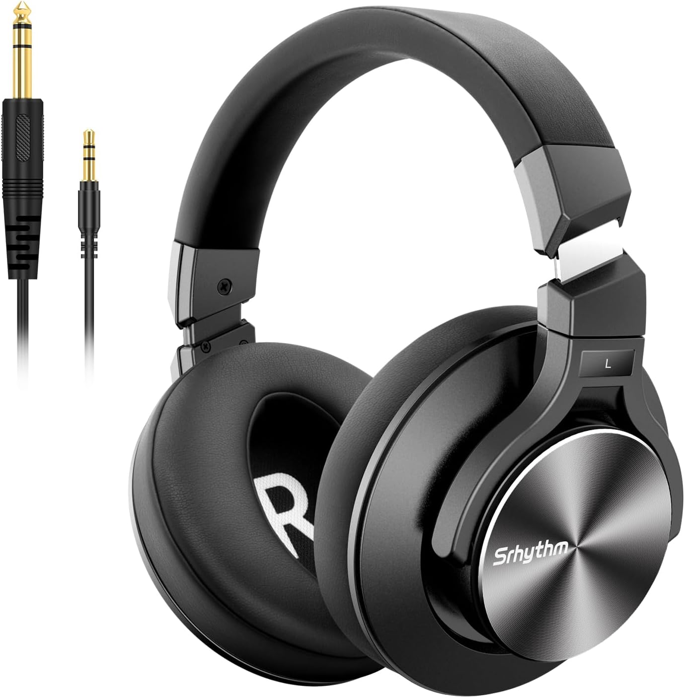 Srhythm HD75 Wired Over Ear DJ Headphones for Studio and Party