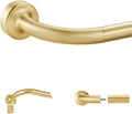 Brass Disc Curtain Rods 84-144 in Adjustable Room Darkening Rod