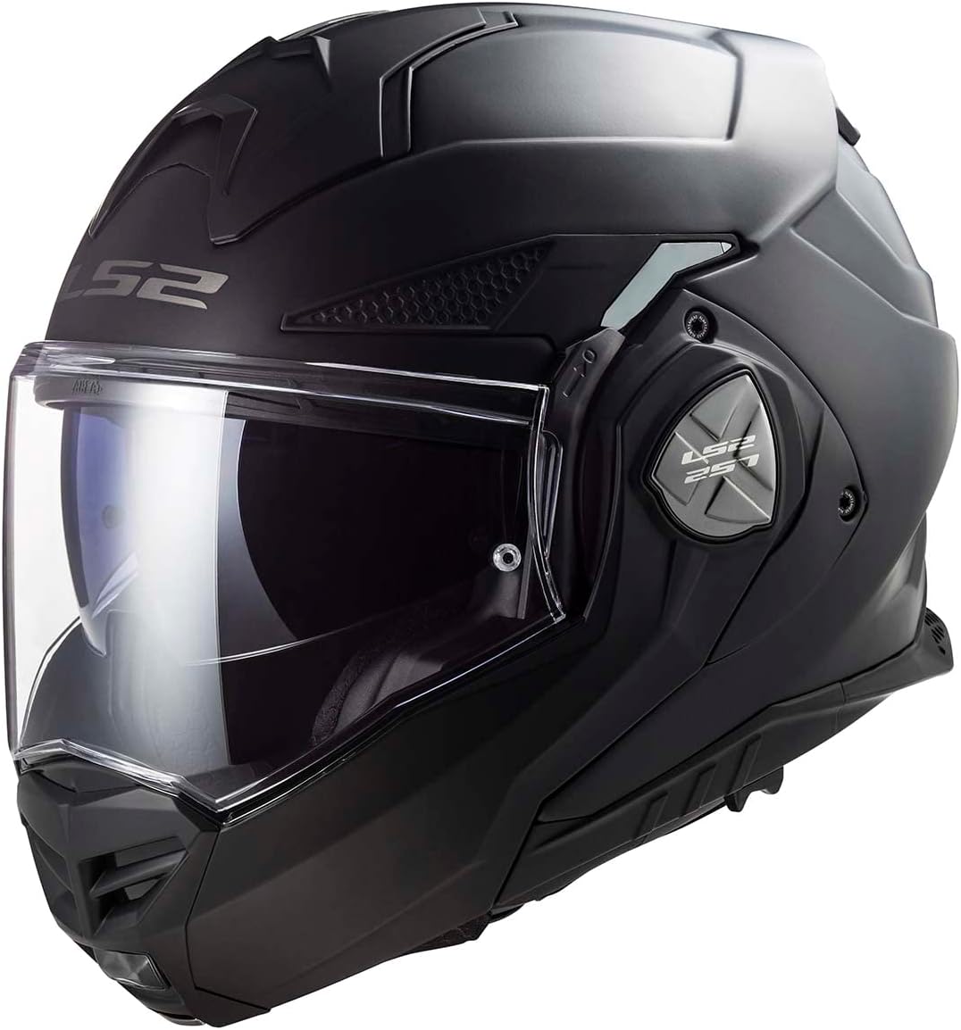 LS2 Helmets Advant X Modular Helmet - Matte Black for Comfort