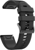 26mm Soft Silicone Watch Strap for Fenix 5X - Comfort & Style!