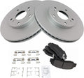 Front Brake Pad & Rotor Kit for 1998-2002 Honda Accord - Direct Fit