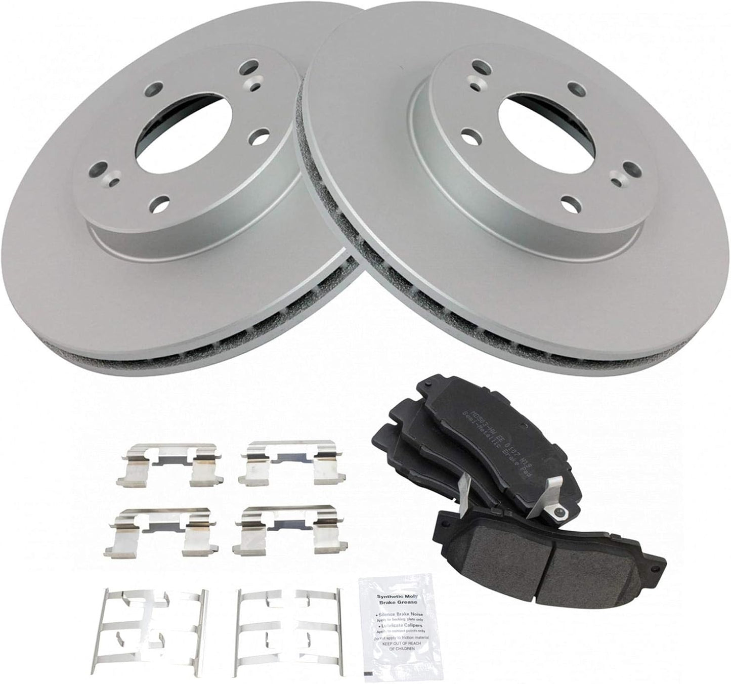TRQ Front Brake Pad & Rotor Kit for 1998-2002 Honda Accord