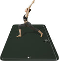 FrenzyBird Large Yoga Mat 6 ft x 4 ft - Extra Wide TPE Exercise Mat