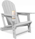 Adirondack Chair Tool-Free Assembly All-Weather HDPE - Comfortable