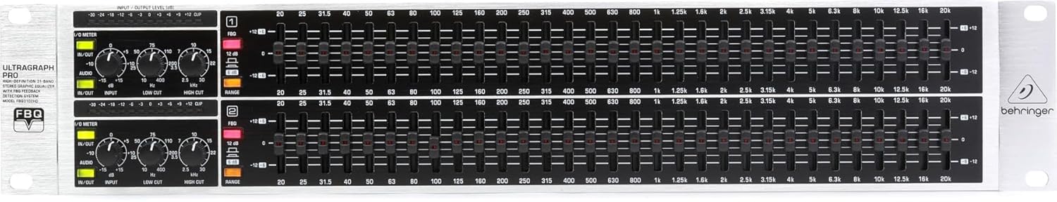 Behringer ULTRAGRAPH PRO FBQ3102HD 31-Band Stereo Equalizer