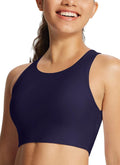 baleaf Women's High Neck Swim Bra - Modest UPF 50 Bikini