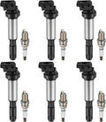 Ignition Coil Pack UF522 and Iridium Spark Plugs 7092 Compatible