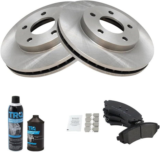 TRQ Front Brake Pad & Rotor Kit for Buick Rendezvous & Pontiac Aztek