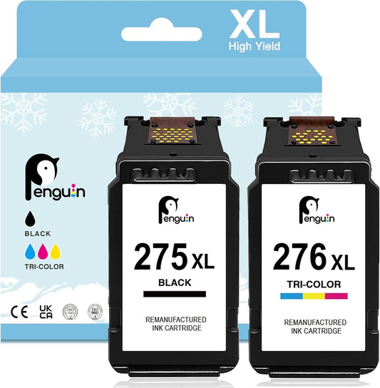 275 276 XL Ink Cartridges for Canon Printers - High Yield