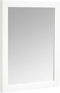 Rectangular Wall Mount Mirror 16 x 20 in - Standard Trim, White