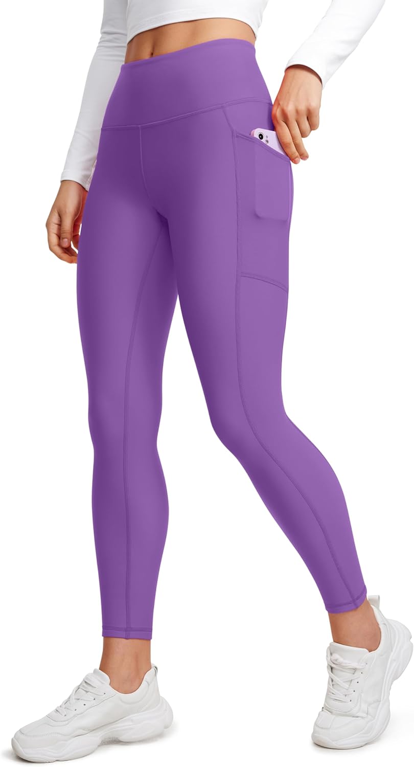 CRZ YOGA Fleece Lined Leggings for Winter Warmth and Comfort