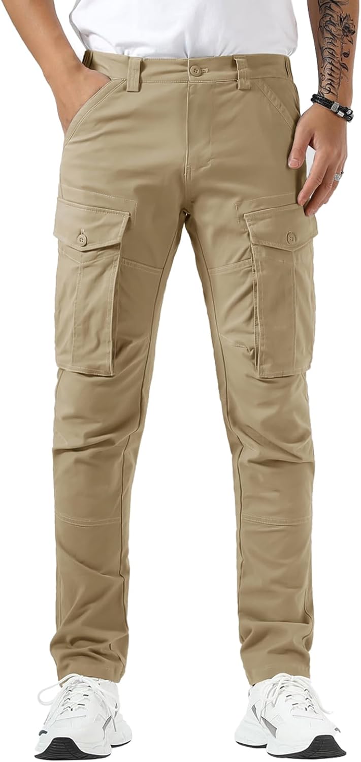 Pacific Blue Cargo Pants for Men and Women with Slim Fit Design