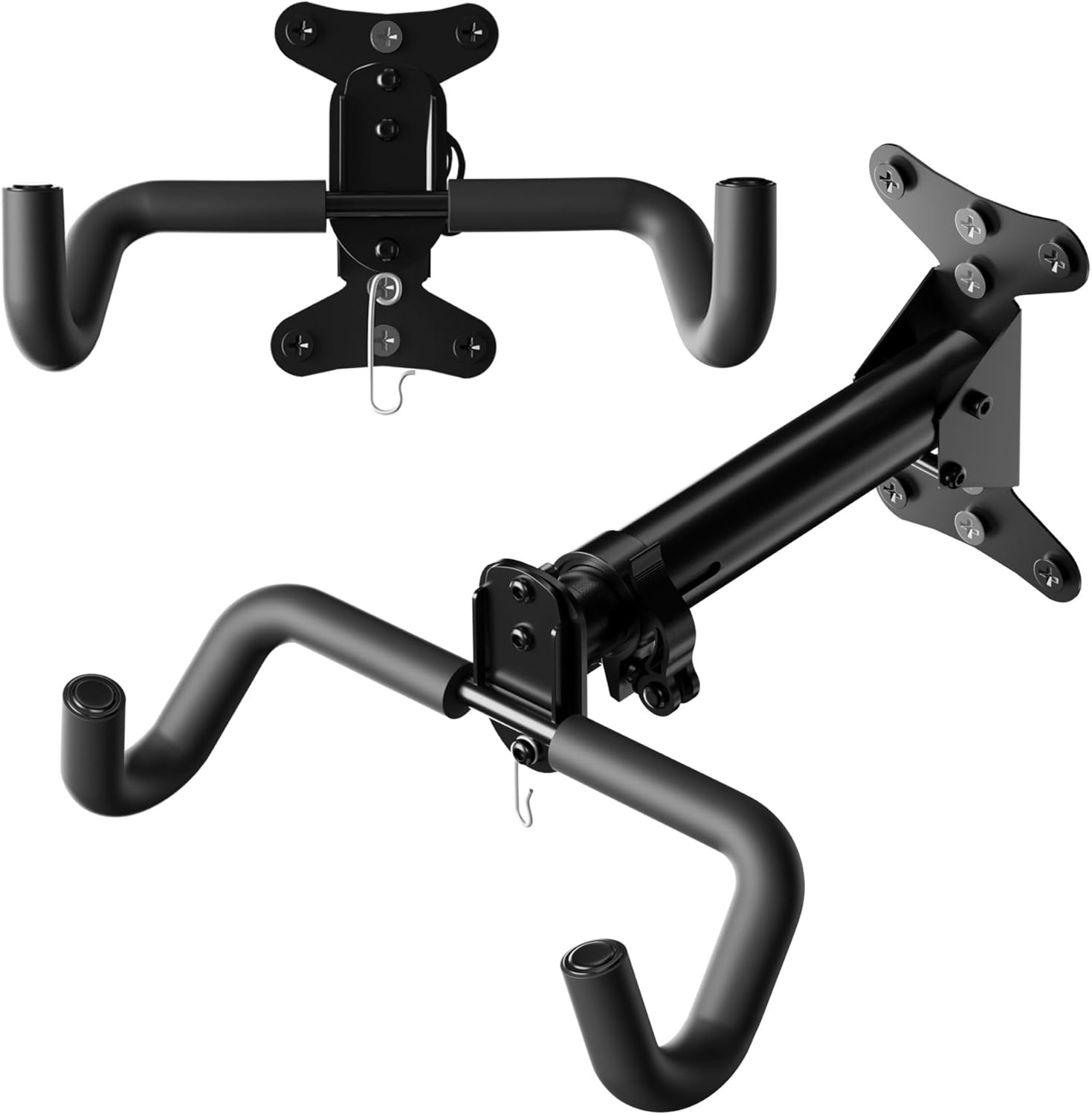 Bike Wall Mount Hanger for Adjustable Horizontal Storage Rack