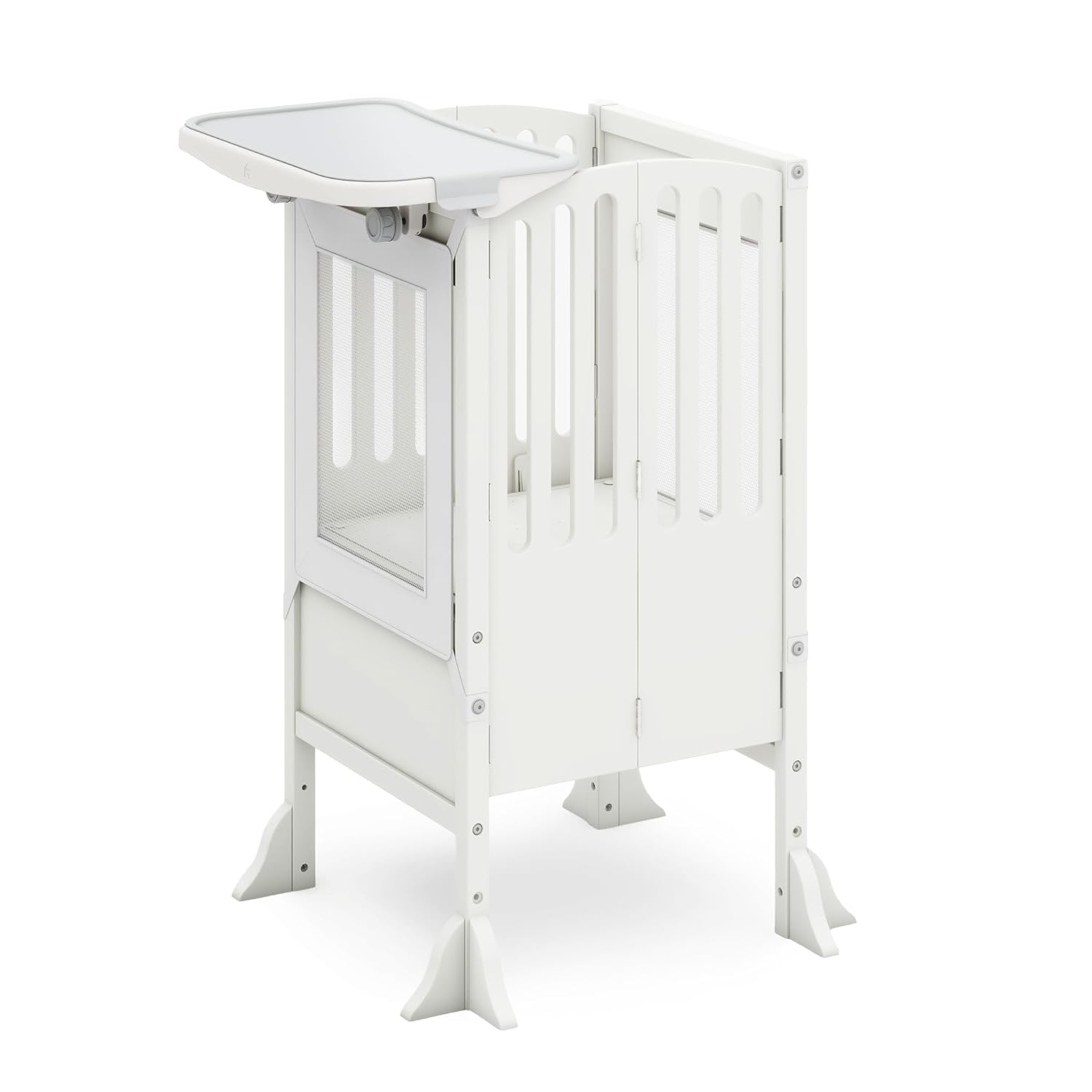 Guidecraft Kitchen Helper Toddler Tower and Play Tray Bundle