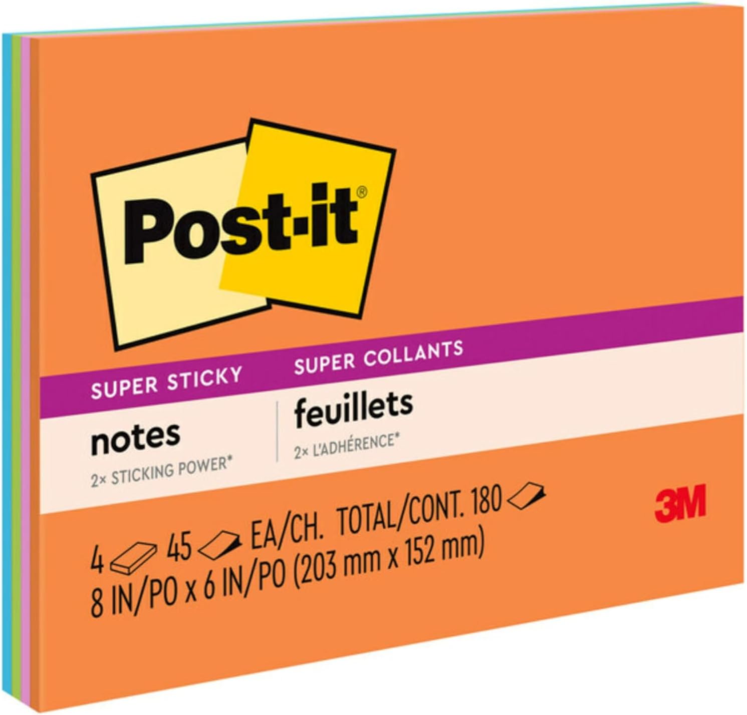 Post-it Super Sticky Lined Notes - Ultimate Versatility!