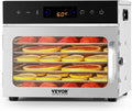Food Dehydrator Machine 6-Tray Stainless Steel - Even Drying