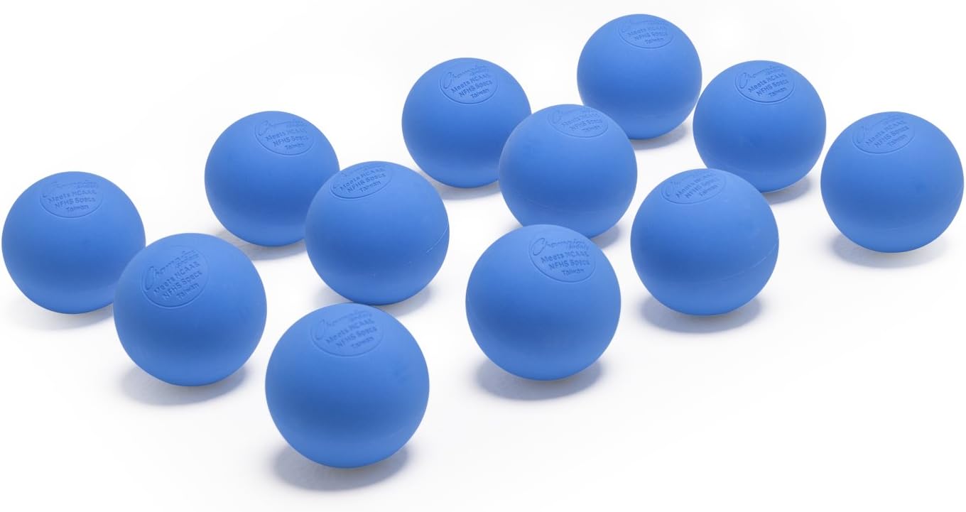 Champion Sports Lacrosse Balls for Official Game & Practice Use