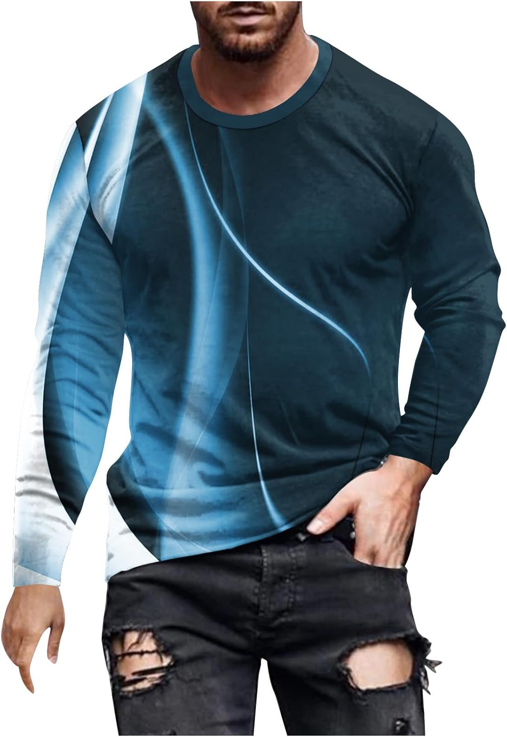 Stylish Graphic Tee: Lightweight Casual Shirt