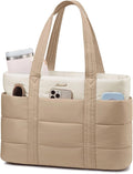 LOVEVOOK Tote Bag for Women - Lightweight Puffer Work & Travel Tote