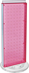 Azar 8-in W x 20-in H Revolving Pink Pegboard Counter Unit - Rotating