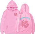 Girl Oversized Hoodie for Teen Girls Palm Puff Letter Graphic - Cozy
