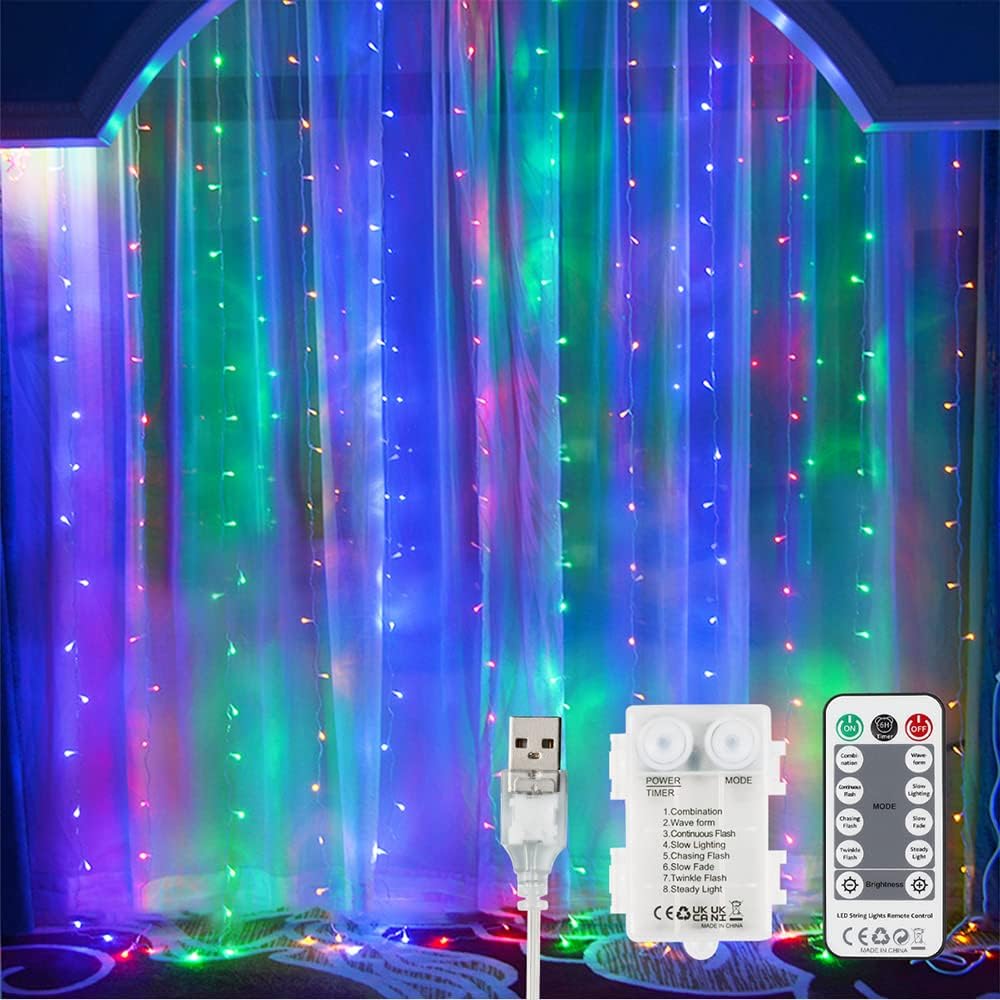 YEOLEH Multi-Color Fairy Lights: USB/Battery Options